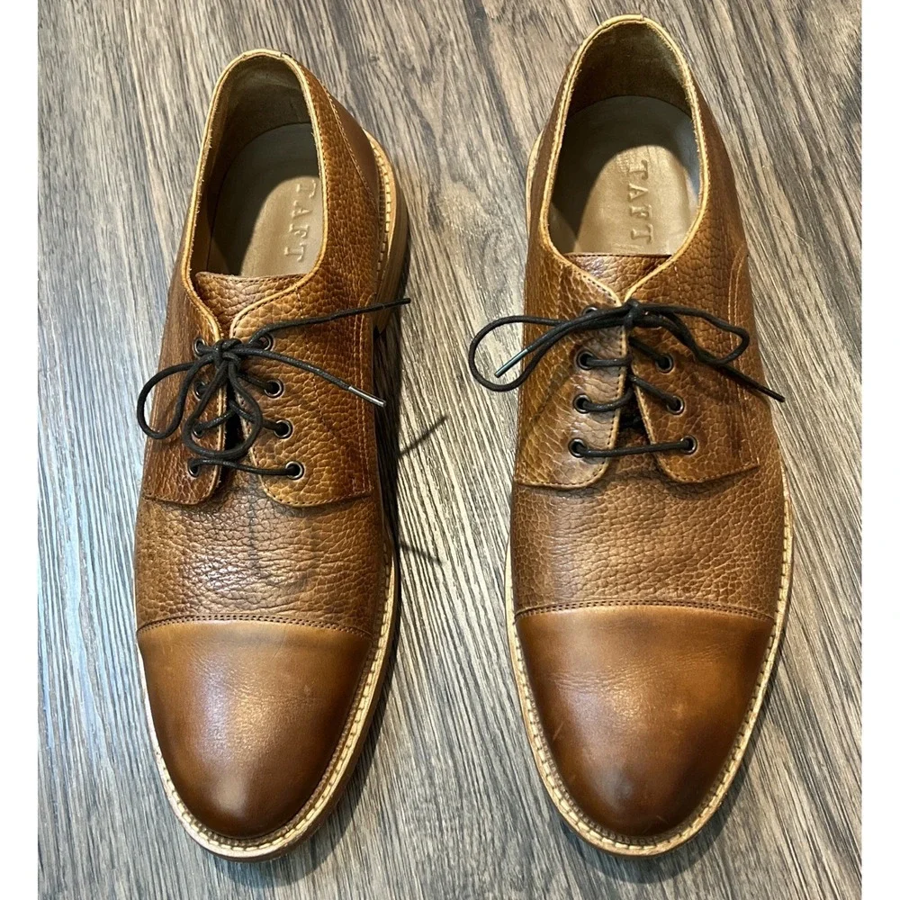 Taft Rome shoes in brown camello leather Size 46EU